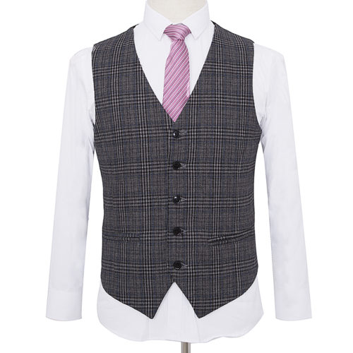 British Tweed Co - Grey Glen Check Plaid Tweed Three Piece Suit - That ...